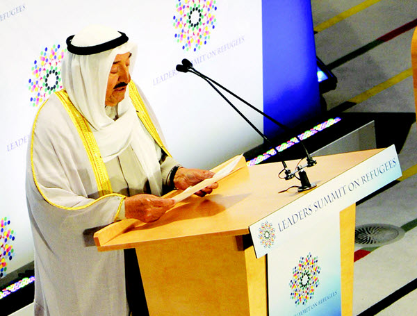 الأمير: الكويت تدرك واجبها الإنساني